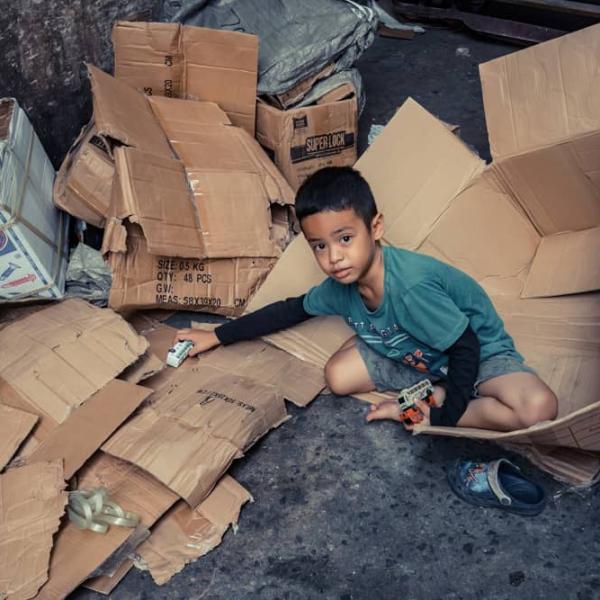 Kid in a box