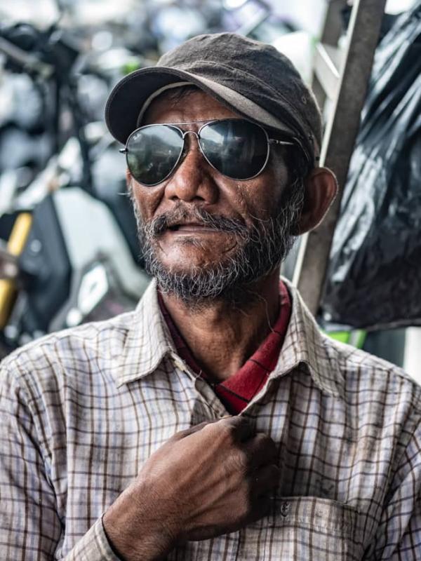 Man with glasses